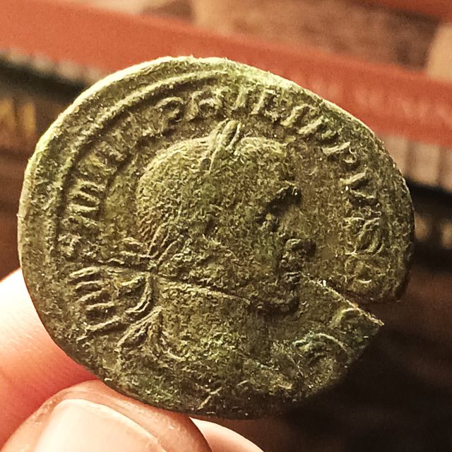 Sestercio Filipo I - P M TR P III COS P P