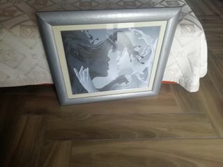 Quadro Stampa Moderno - Cornice Argento