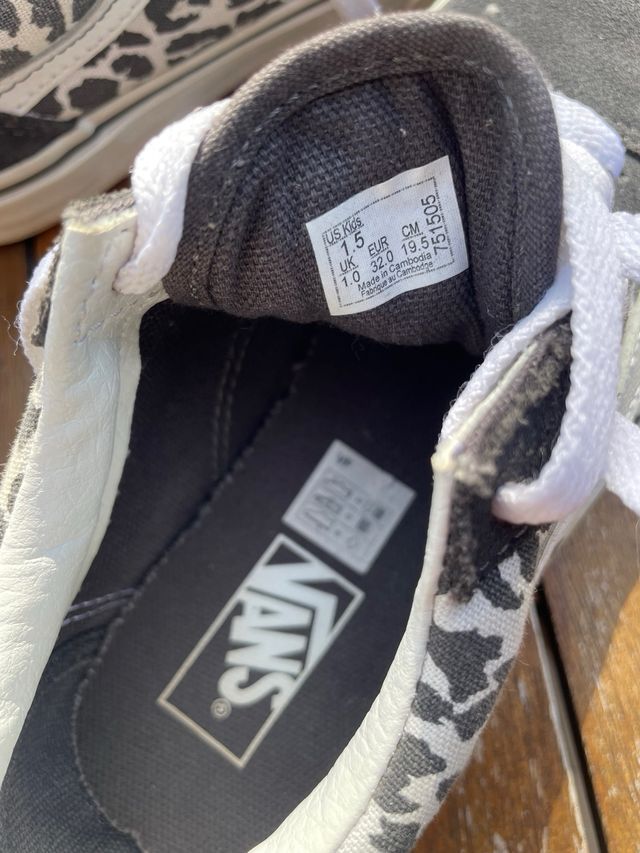 Vans Old Skool Leopard - Talla 32