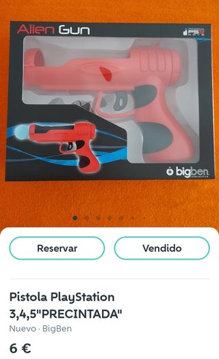 "NUEVO" 2 Pistolas Gun en caja Ps3,Ps4,Ps5