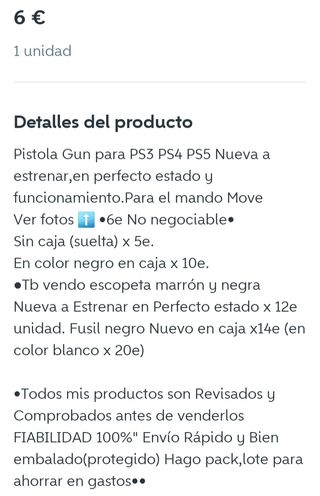 "NUEVO" 2 Pistolas Gun en caja Ps3,Ps4,Ps5