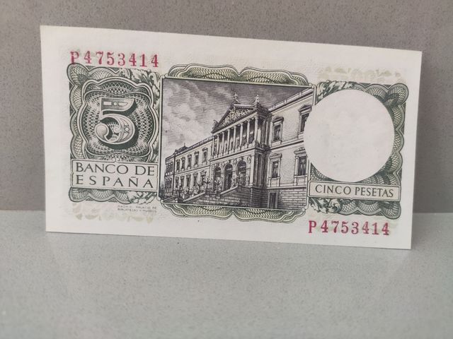 Billete de cinco pesetas