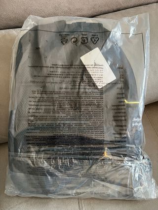 Mochila nike air Jordan negra dorada