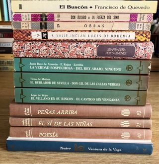 Lote 12 libros literatura clásica / 2 eur. el lote