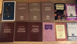 Lote 12 libros literatura clásica / 2 eur. el lote
