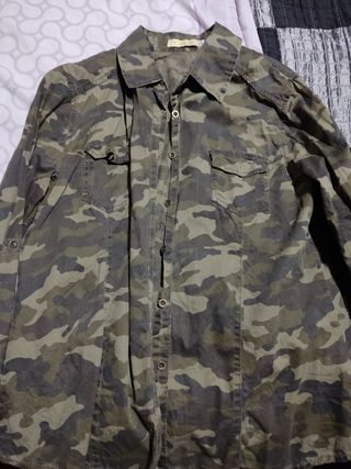 Camisa militar camuflaje
