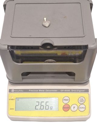 Collar corazón oro 18k diamantes