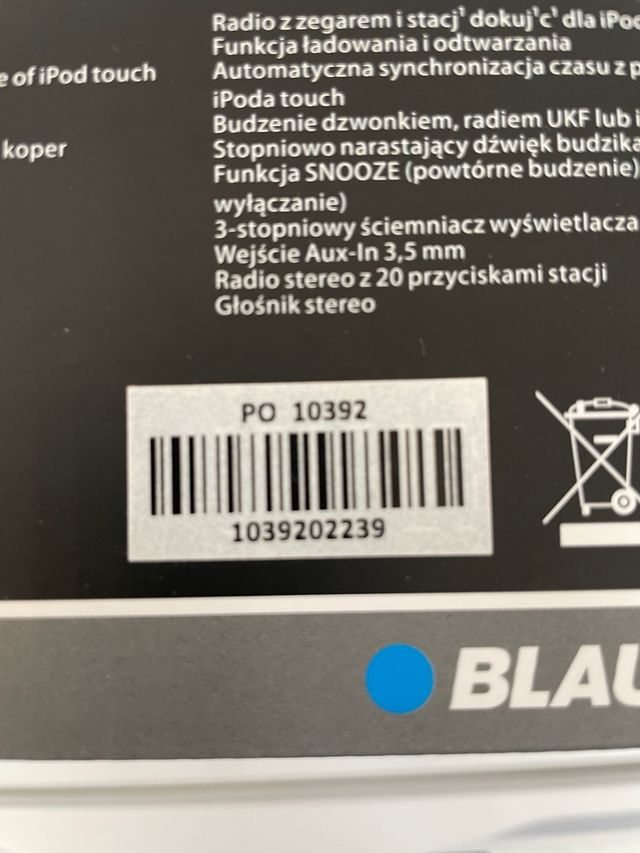 Radio Reloj Blaupunkt -  Reloj despertador