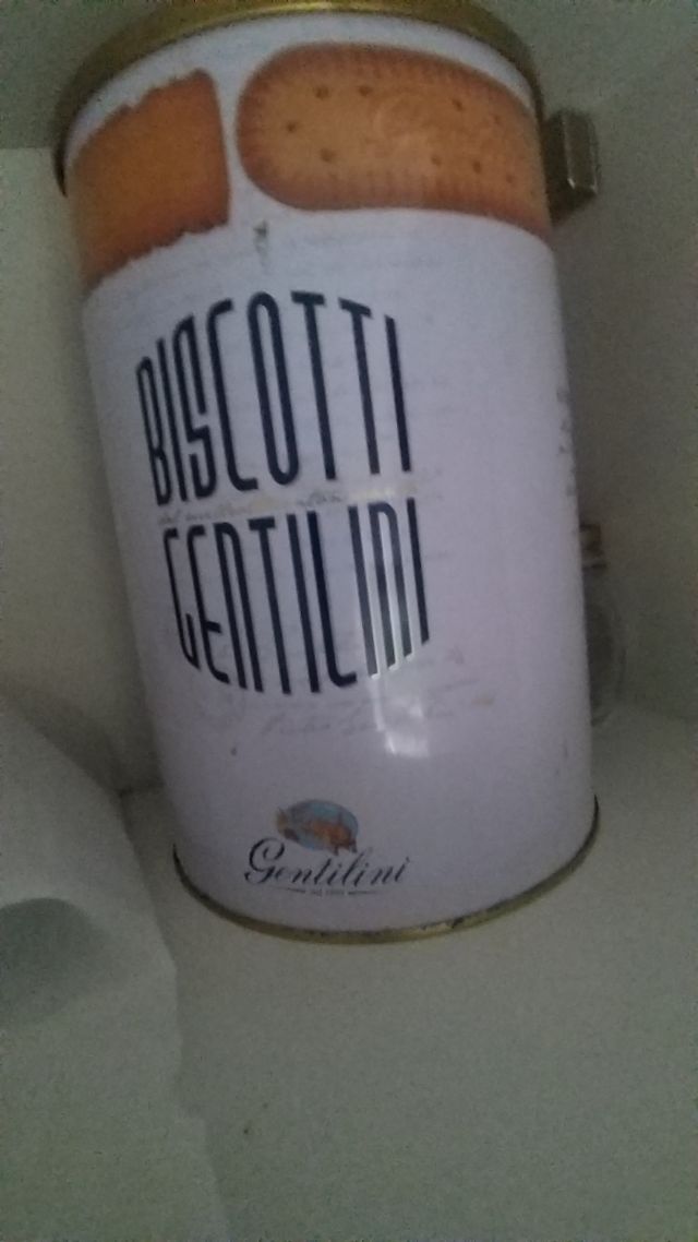 Scatola Biscotti Gentilini vintage