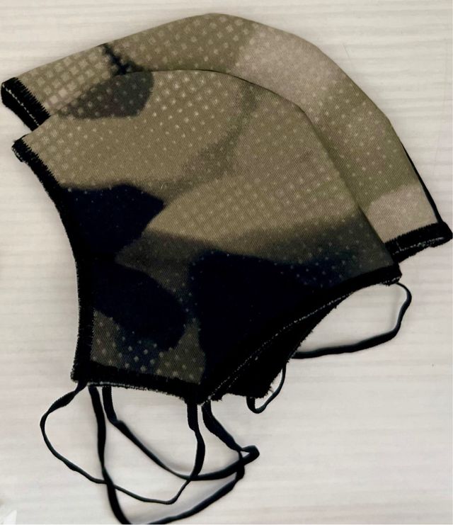 74 Mascherine ergonomiche in cotone Made in Italy