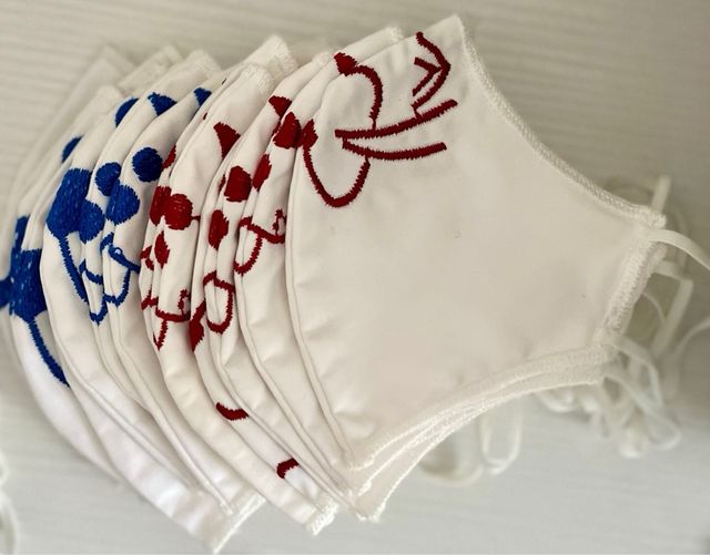 74 Mascherine ergonomiche in cotone Made in Italy