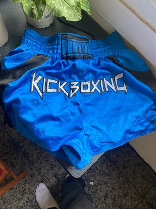 Shorts Kickboxing Domyos azules - Talla L