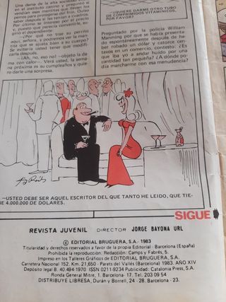 Cómic Mortadelo y Filemon 25 aniversario.