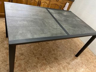 tavolo allungabile in alluminio-ceramica