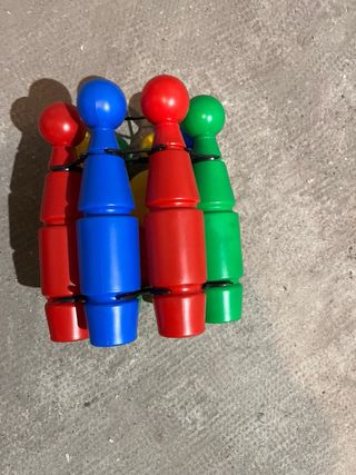 Birilli gioco bambini colorati
