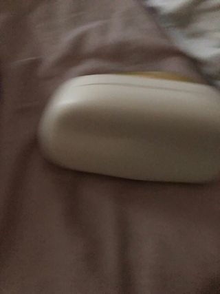 Bolso Zara blanco y dorado