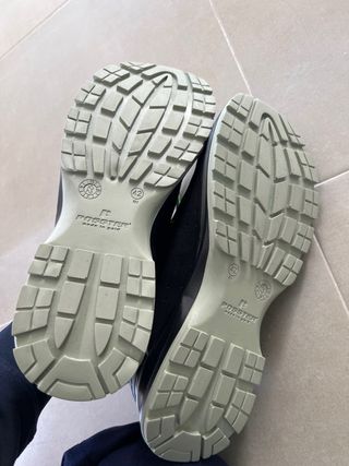 Zapatos seguridad Piton - negros/verdes