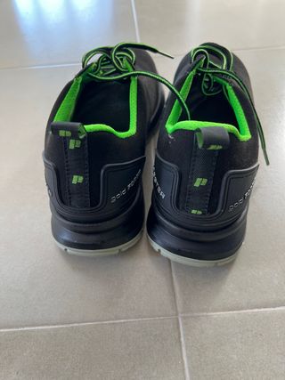 Zapatos seguridad Piton - negros/verdes
