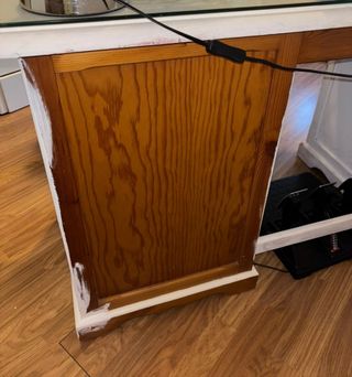 Escritorio blanco 8 cajones madera