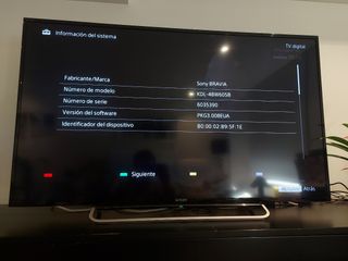 Smart TV 48" Sony Bravia KDL-48W605B, con caja.