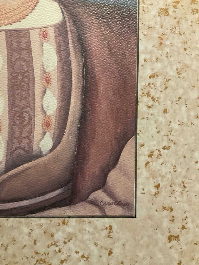 Quadro gatto stile rinascimentale