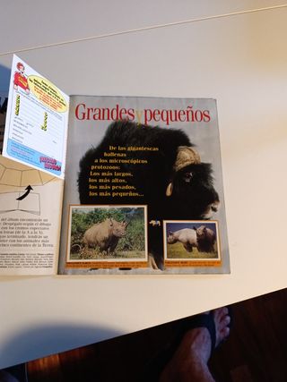 Álbum de cromos Animales Salvajes de Panini
