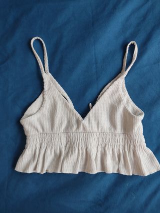 Top blanco – Bershka