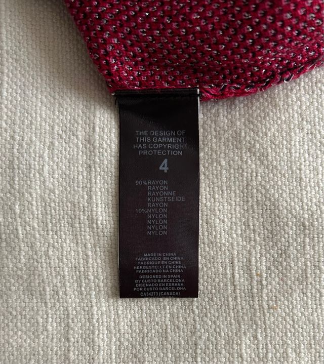 Vestido Custo Barcelona L multicolor