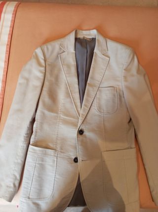 Americana Zara beige talla 48