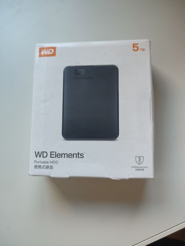 Disco duro externo WD Elements 5 TB