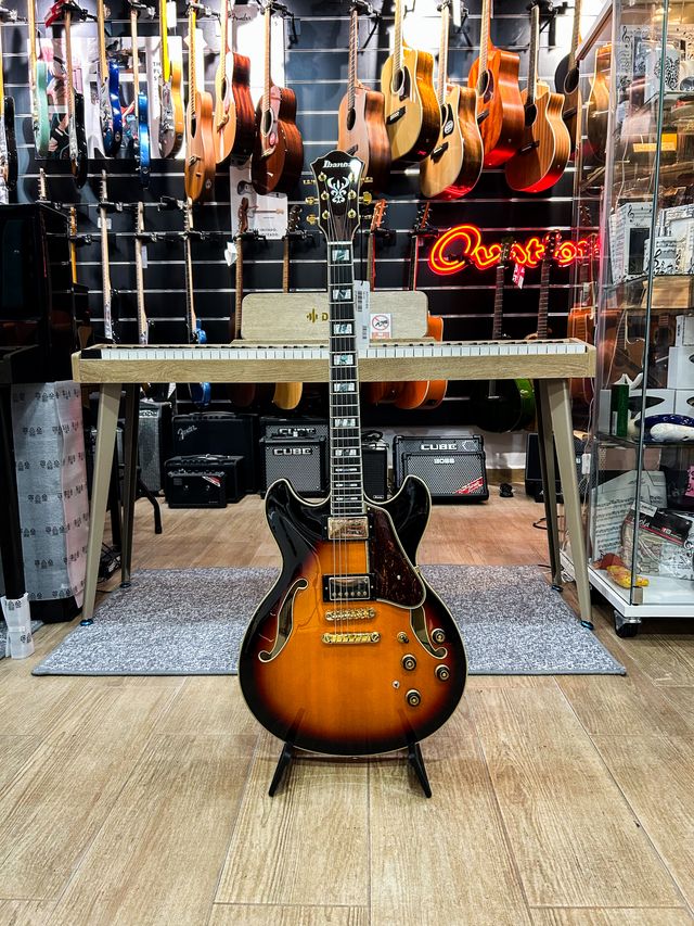  Guitarra Eléctrica Ibanez AS113BS Brown Sunburst