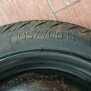 Rueda repuesto 105/70R14