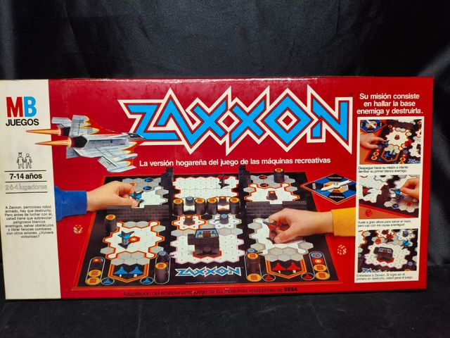 Zaxxon SEGA - Jogo de Tabuleiro dos anos 80