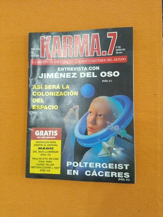 Lote de revistas Karma 7, total 6