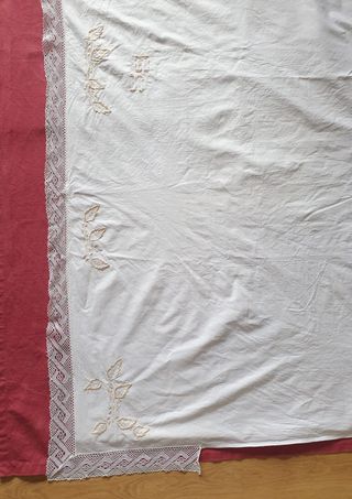 sábana matrimonio antigua