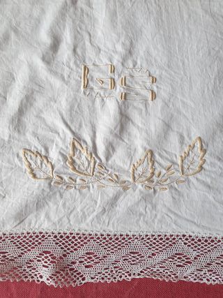 sábana matrimonio antigua