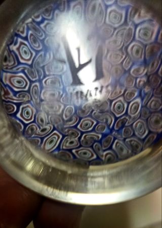 Murano N°3 coppia murrine diametro cm 7