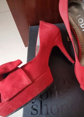 Zapatos de tacon Lodi rojos 37