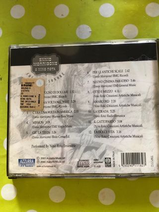 CD Morricone & Rota Colonna sonora
