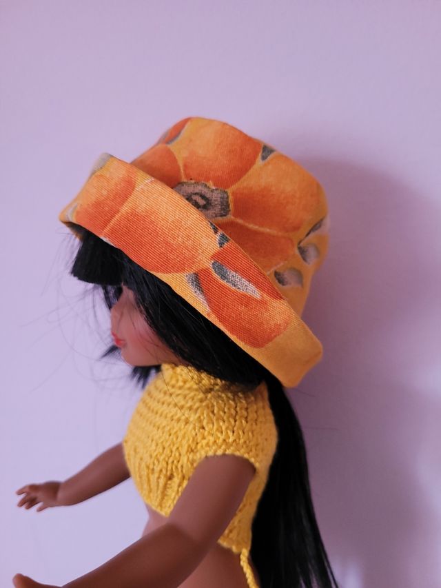 Gorro Nancy: sombrero de flores
