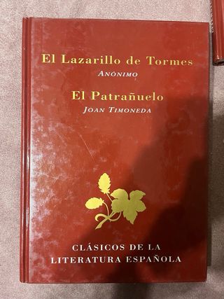 Pack de tres libros de la literatura española 