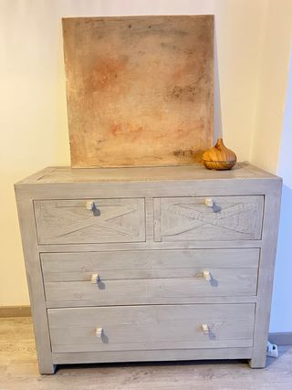 Cómoda Banak gris - madera