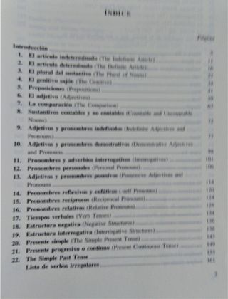 GRAMÁTICA INGLESA PARA ESTUDIANTES ESPAÑOLES