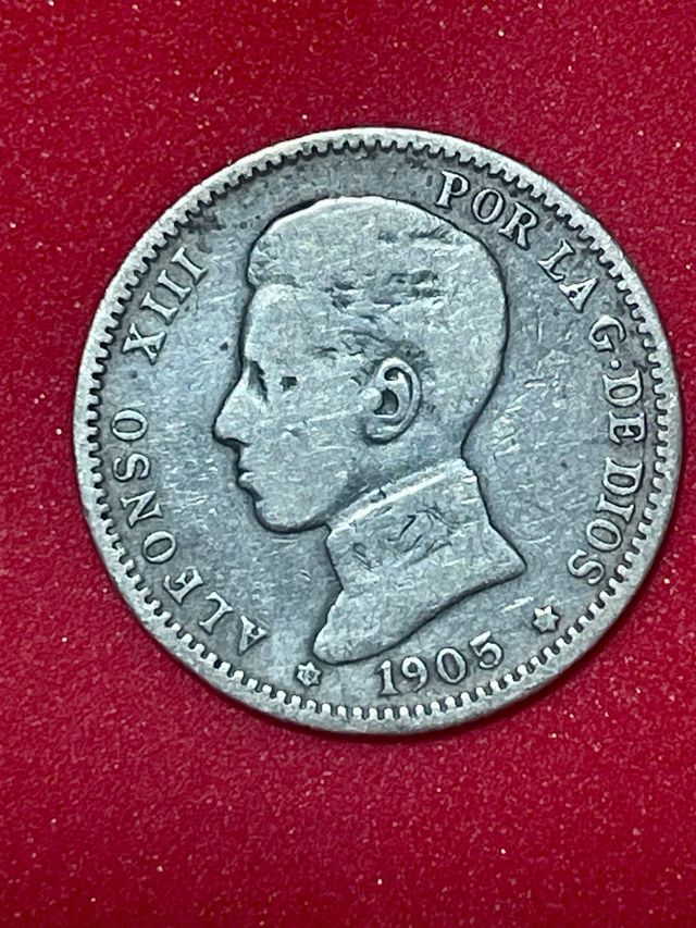 1 Peseta Alfonso XIII 1905
