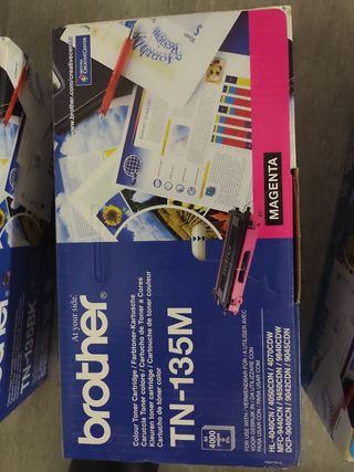Cartuchos Brother TN-135BK y TN-135M