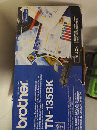 Cartuchos Brother TN-135BK y TN-135M