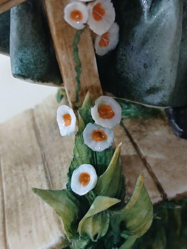 Capodimonte: 2 Niñas y Cisnes