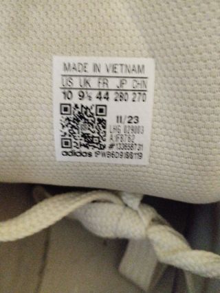 Zapatillas Adidas Campus - Blancas y Verdes - Tall