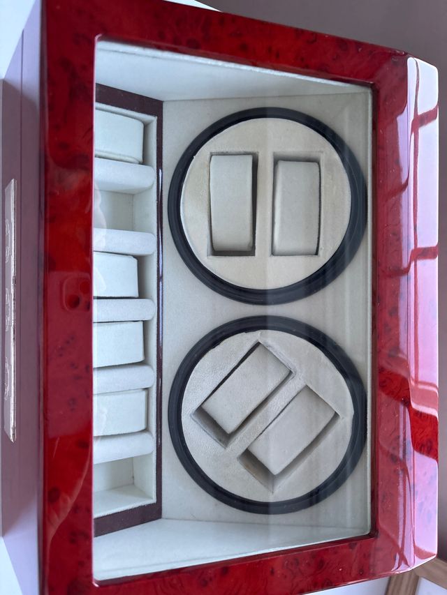 Caja Exhibición Relojes - Roja