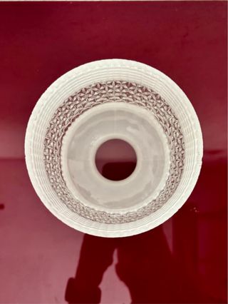 Paralume vintage in vetro diamantato anni ‘70 '60